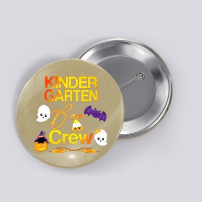 Kinder Garten Boo Crew Scare Kicked Event Trending Halloween Button