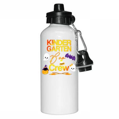 Kinder Garten Boo Crew Scare Kicked Event Trending Halloween Aluminum Water Bottle