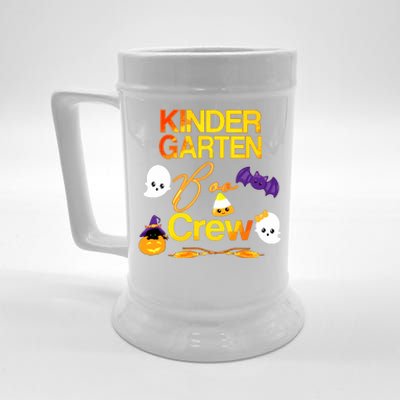 Kinder Garten Boo Crew Scare Kicked Event Trending Halloween Beer Stein