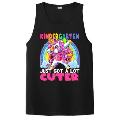 Kindergarten Got Cuter Dabbing Unicorn Back To School PosiCharge Competitor Tank