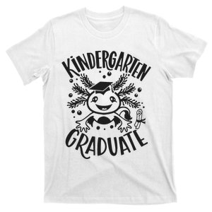 Kindergarten Graduate Cute Axolotl Design T-Shirt