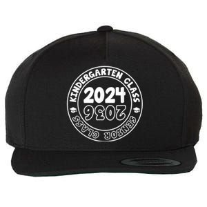 Kindergarten Graduation Class Of 2024 Senior Class Of 2036 Wool Snapback Cap