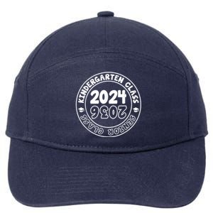 Kindergarten Graduation Class Of 2024 Senior Class Of 2036 7-Panel Snapback Hat