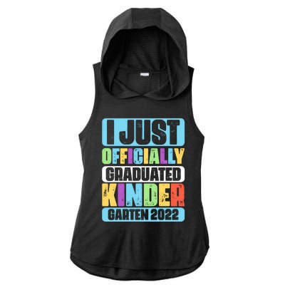 Kindergarten Graduation Class Of Ladies PosiCharge Tri-Blend Wicking Draft Hoodie Tank