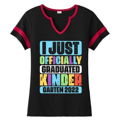 Kindergarten Graduation Class Of Ladies Halftime Notch Neck Tee