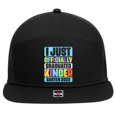 Kindergarten Graduation Class Of 7 Panel Mesh Trucker Snapback Hat