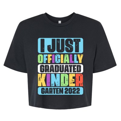 Kindergarten Graduation Class Of Bella+Canvas Jersey Crop Tee