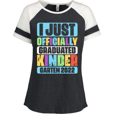 Kindergarten Graduation Class Of Enza Ladies Jersey Colorblock Tee