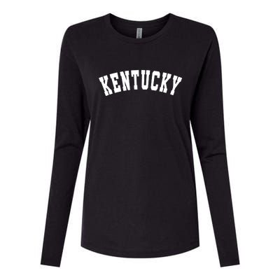 Kentucky Gift College Student Gift Womens Cotton Relaxed Long Sleeve T-Shirt