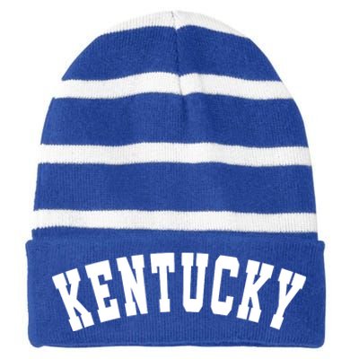 Kentucky Gift College Student Gift Striped Beanie with Solid Band