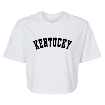 Kentucky Gift College Student Gift Bella+Canvas Jersey Crop Tee