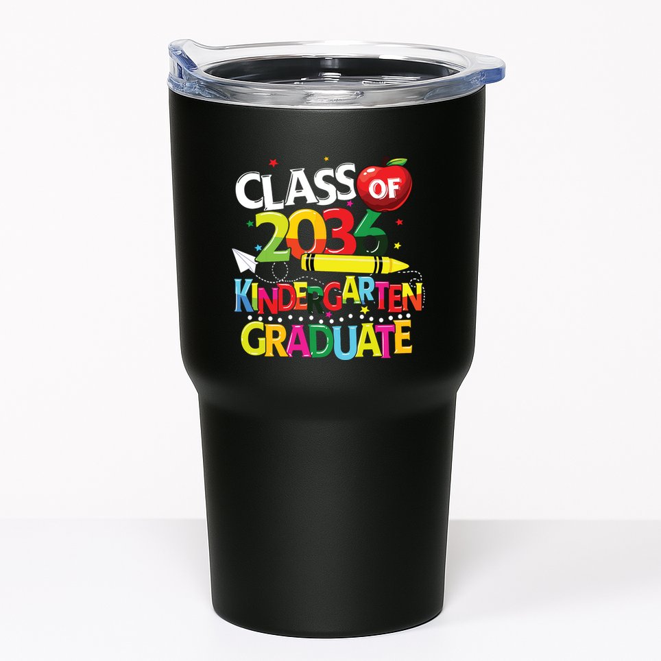 Kindergarten Graduate Class Of 2036 Last Day Of School Tumbler