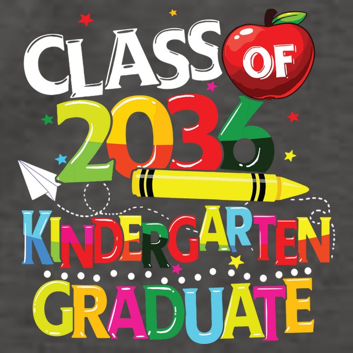 Kindergarten Graduate Class Of 2036 Last Day Of School Vector Backpack