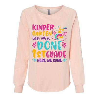  Kindergarten Graduation Cute Unicorn Class Womens California Wash Sweatshirt