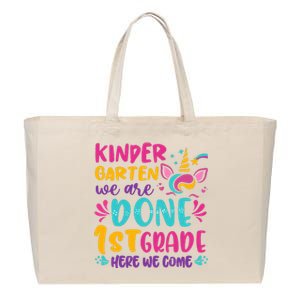  Kindergarten Graduation Cute Unicorn Class Cotton Canvas Jumbo Tote