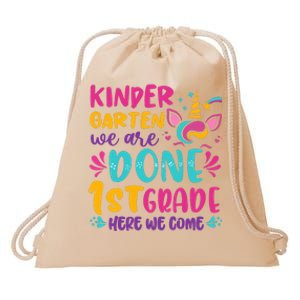  Kindergarten Graduation Cute Unicorn Class Drawstring Bag