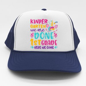  Kindergarten Graduation Cute Unicorn Class Trucker Hat