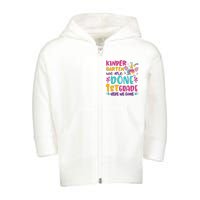  Kindergarten Graduation Cute Unicorn Class Toddler Zip Fleece Hoodie