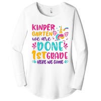  Kindergarten Graduation Cute Unicorn Class Women's Perfect Tri Tunic Long Sleeve Shirt