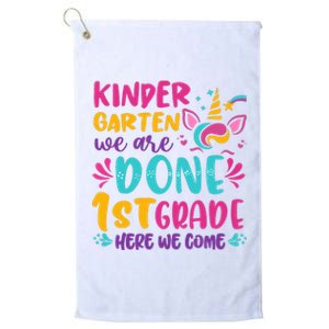  Kindergarten Graduation Cute Unicorn Class Platinum Collection Golf Towel