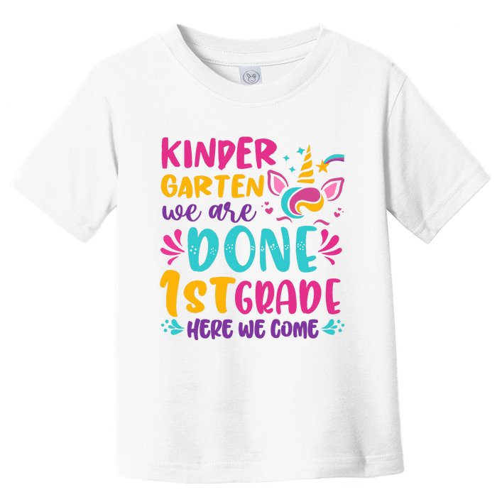  Kindergarten Graduation Cute Unicorn Class Toddler T-Shirt