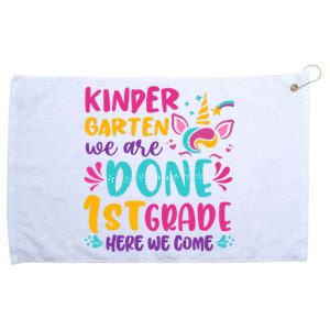  Kindergarten Graduation Cute Unicorn Class Grommeted Golf Towel