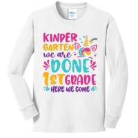  Kindergarten Graduation Cute Unicorn Class Kids Long Sleeve Shirt