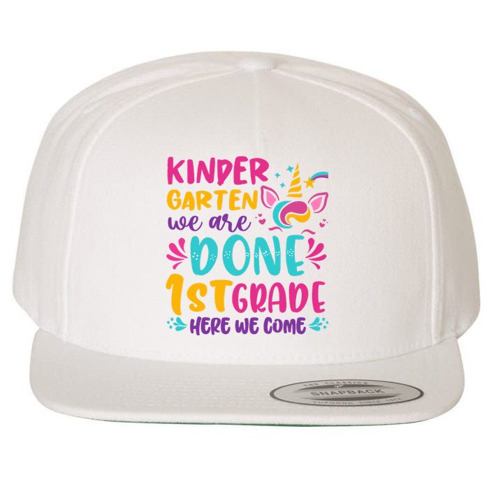  Kindergarten Graduation Cute Unicorn Class Wool Snapback Cap