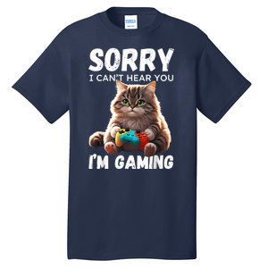 Kawaii Gamer Cat Gamer For Girl And Boy Tall T-Shirt