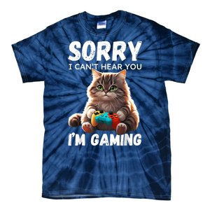 Kawaii Gamer Cat Gamer For Girl And Boy Tie-Dye T-Shirt