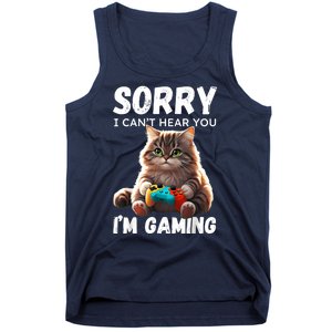 Kawaii Gamer Cat Gamer For Girl And Boy Tank Top