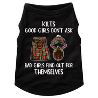 Kilts Good Don’T Ask Bad Find Out For Themselves Doggie Tank