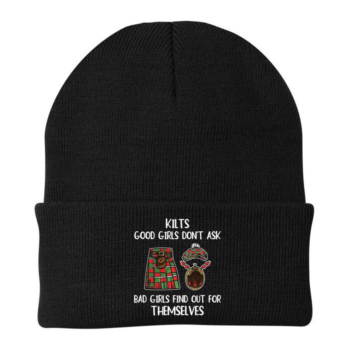 Kilts Good Don’T Ask Bad Find Out For Themselves Beanie