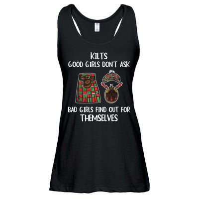 Kilts Good Don’T Ask Bad Find Out For Themselves Ladies Essential Flowy Tank