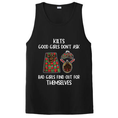 Kilts Good Don’T Ask Bad Find Out For Themselves PosiCharge Competitor Tank