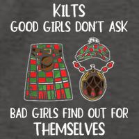 Kilts Good Don’T Ask Bad Find Out For Themselves Vector Backpack