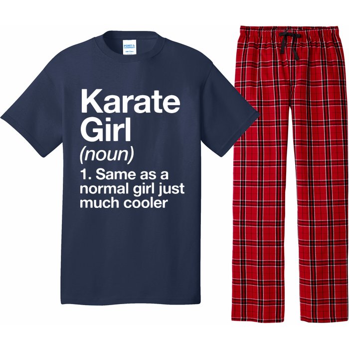 Karate Girl Definition Funny & Sassy Sports Martial Arts Pajama Set