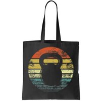 Kettlebell Gifts Funny Workout Retro Vintage Fitness Gym Tote Bag