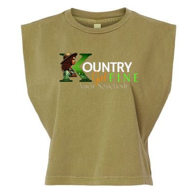 Kountry Girl Fine A Somebody Garment-Dyed Women's Muscle Tee