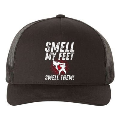 Karate Gifts Funny Smell Feet Karate Funny Yupoong Adult 5-Panel Trucker Hat