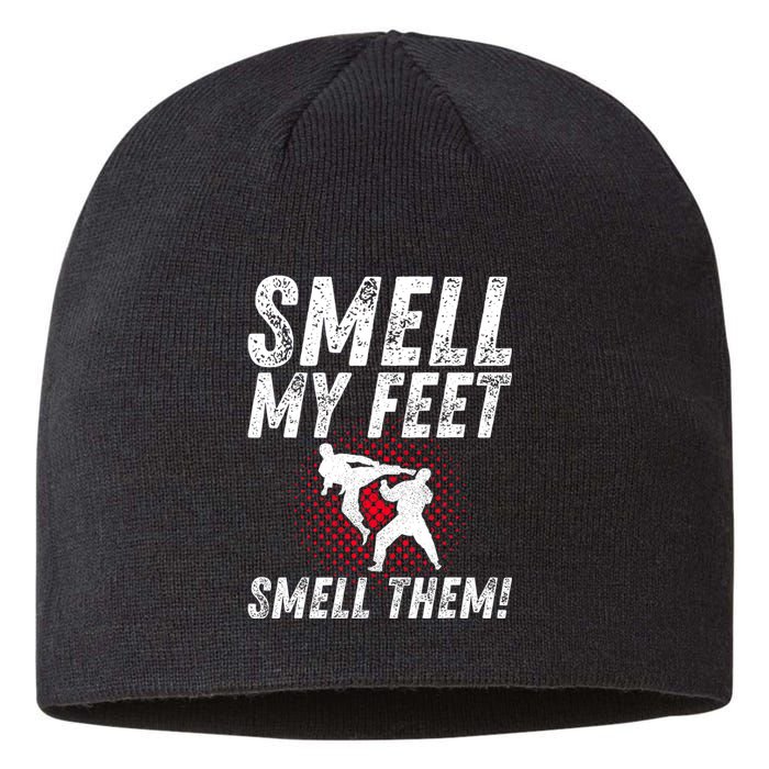 Karate Gifts Funny Smell Feet Karate Funny Sustainable Beanie