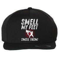 Karate Gifts Funny Smell Feet Karate Funny Wool Snapback Cap