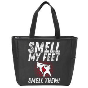 Karate Gifts Funny Smell Feet Karate Funny Zip Tote Bag