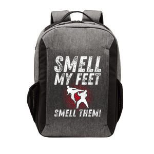 Karate Gifts Funny Smell Feet Karate Funny Vector Backpack