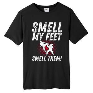 Karate Gifts For Girls Funny Smell Feet Karate Funny Tall Fusion ChromaSoft Performance T-Shirt