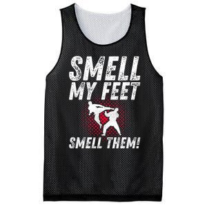 Karate Gifts For Girls Funny Smell Feet Karate Funny Mesh Reversible Basketball Jersey Tank