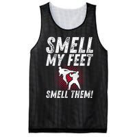 Karate Gifts For Girls Funny Smell Feet Karate Funny Mesh Reversible Basketball Jersey Tank