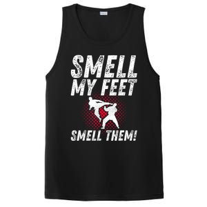 Karate Gifts For Girls Funny Smell Feet Karate Funny PosiCharge Competitor Tank