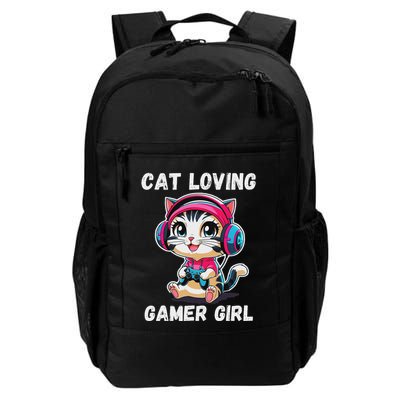 Kawaii Gamer Girl Cat Gamer For Women Backpack