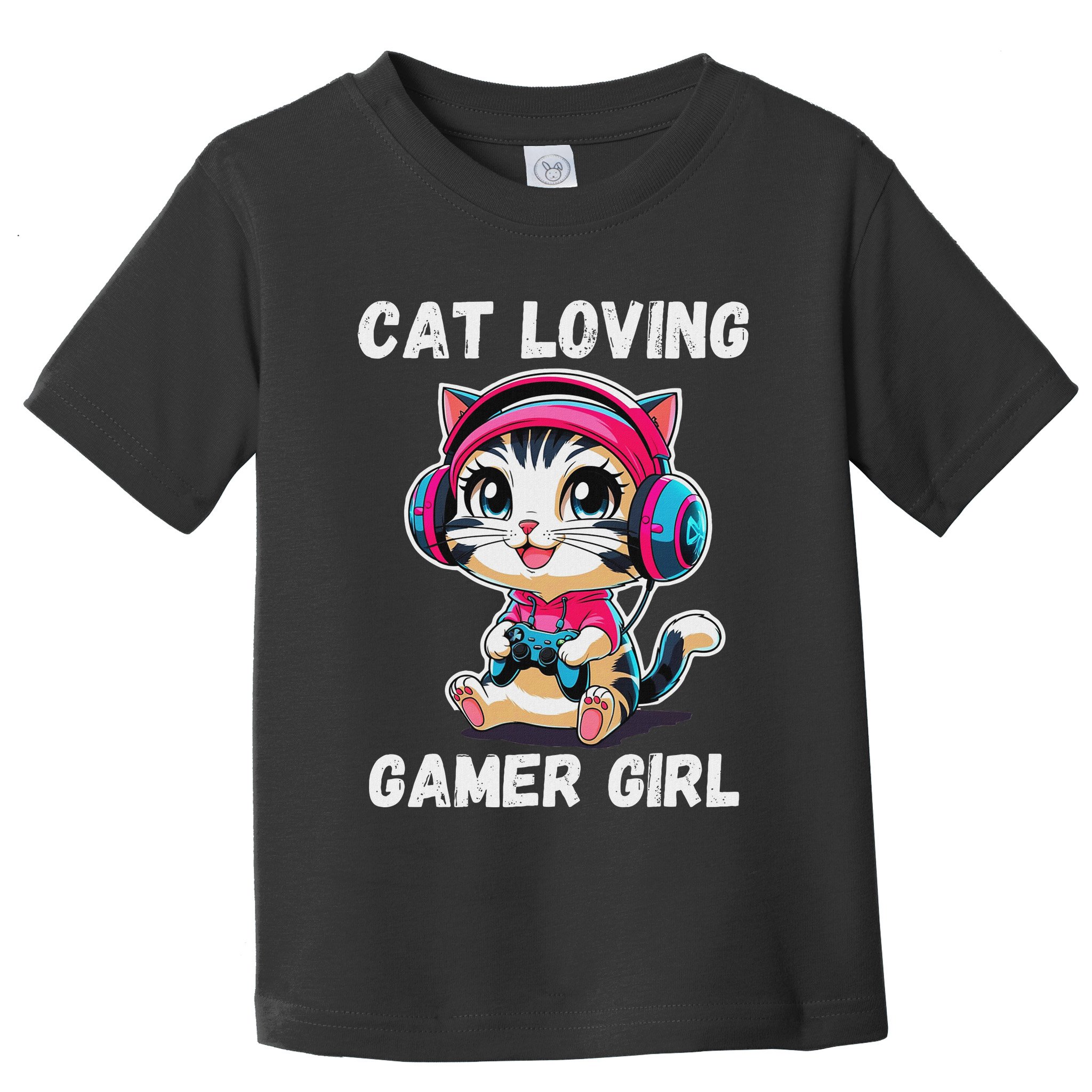 Kawaii Gamer Girl Cat Gamer For Women Toddler T-Shirt